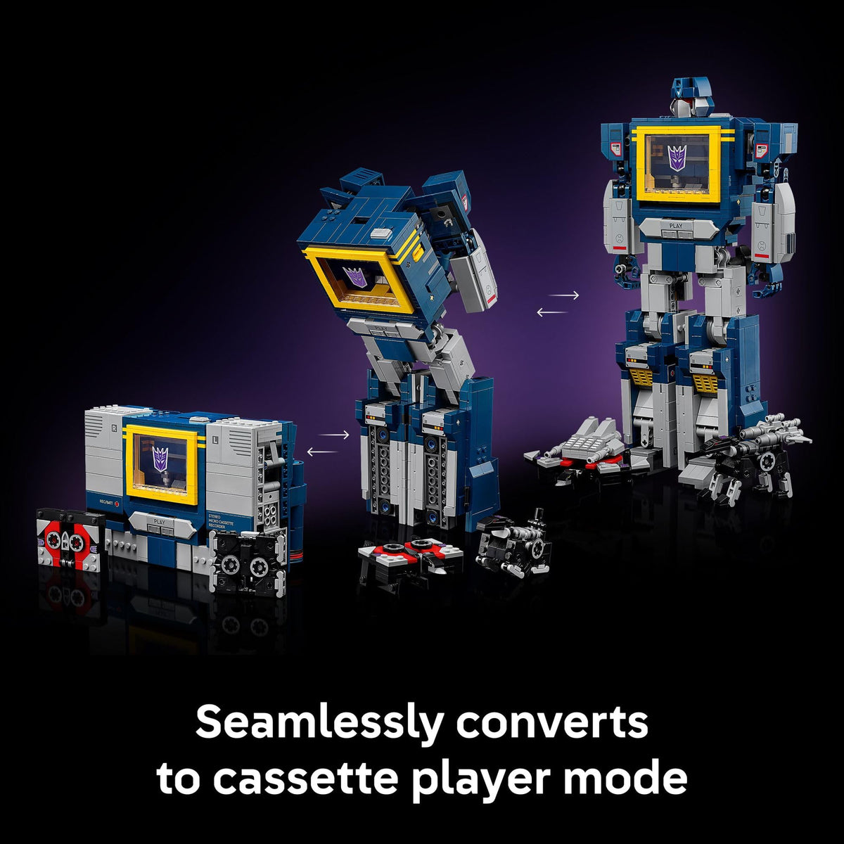 LEGO Icons Transformers: Soundwave Building Set, 10358