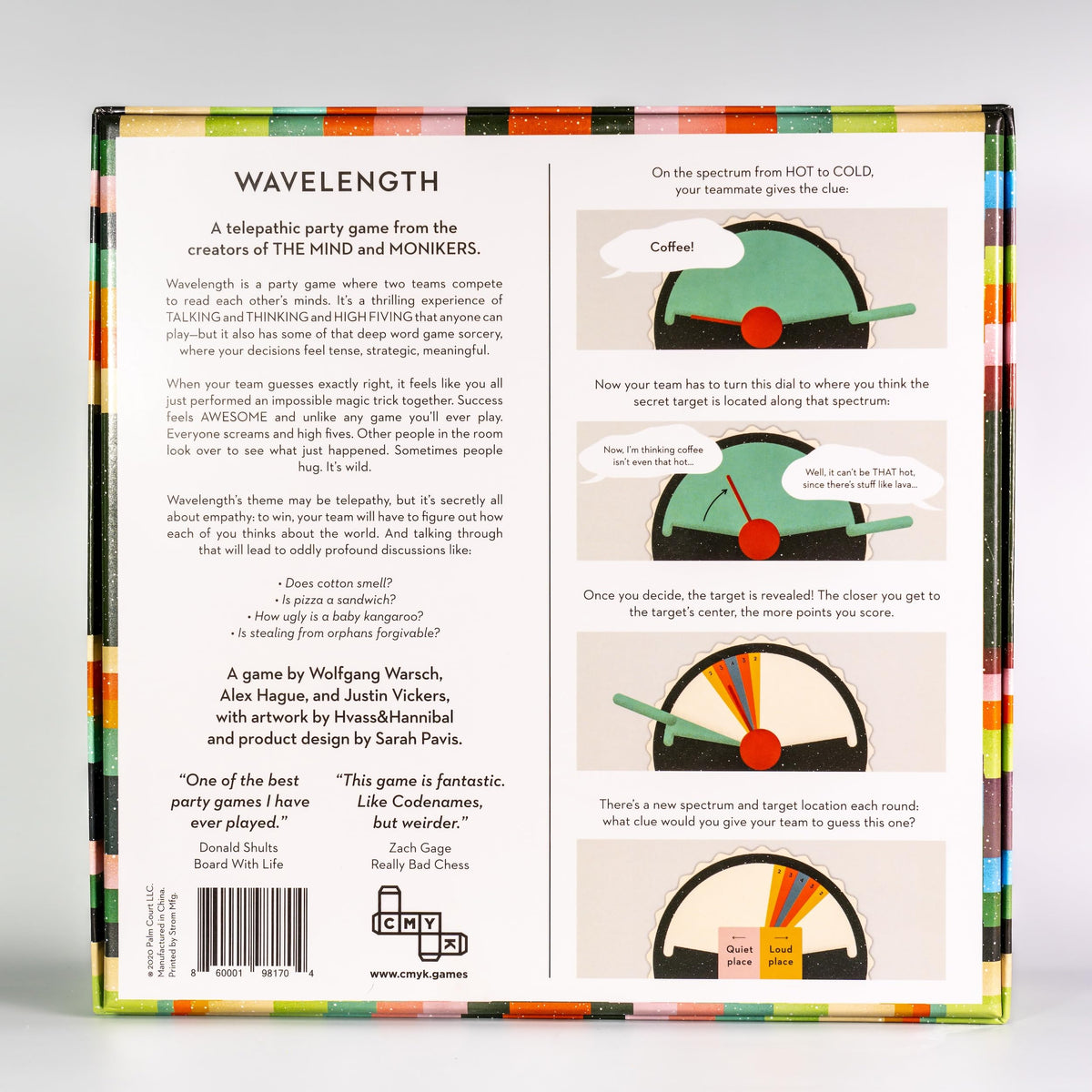 CMYK Wavelength Party Game Show in a Box