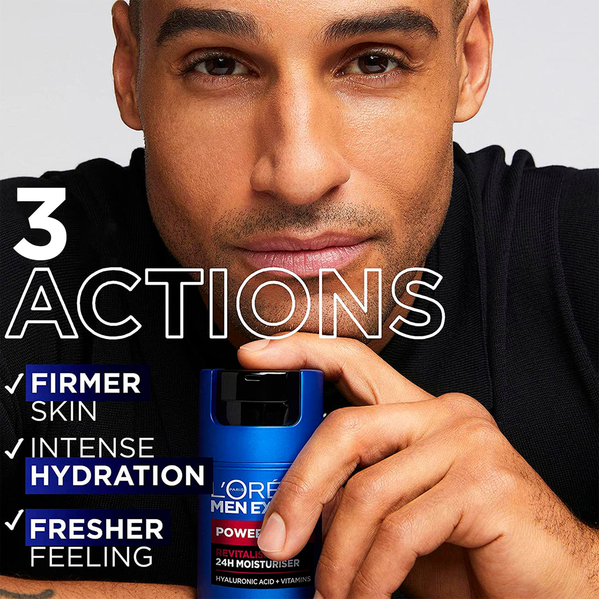 L'Oréal Paris Men Expert 24HR Hydrating Moisturizer for Men, 50 mL