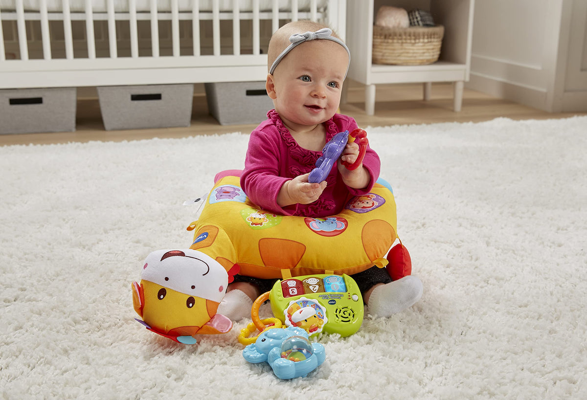 VTech Tummy Time Discovery Pillow, English Version