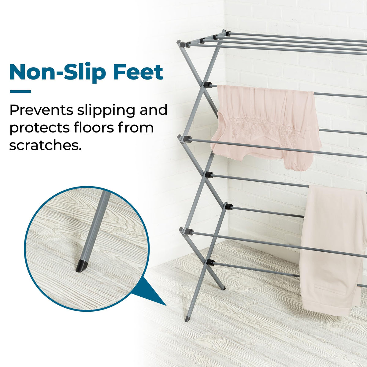 Honey-Can-Do Collapsible Clothes Drying Rack DRY-09066, 50 lbs