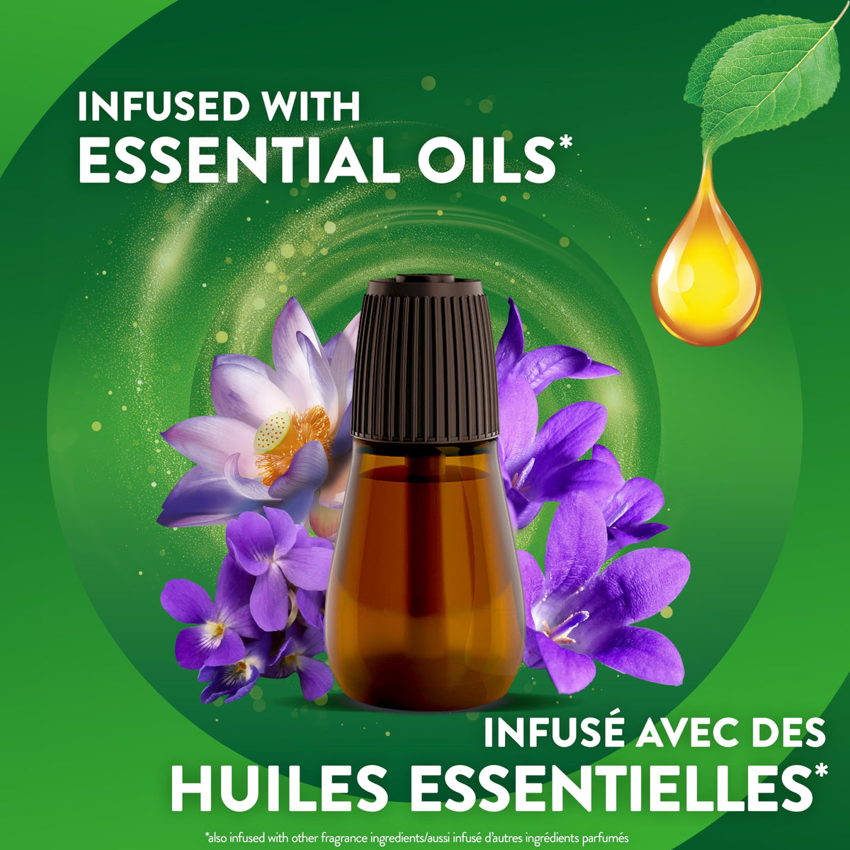 Air Wick Essential Mist Refill, Black Lotus and Violet, 3 Count