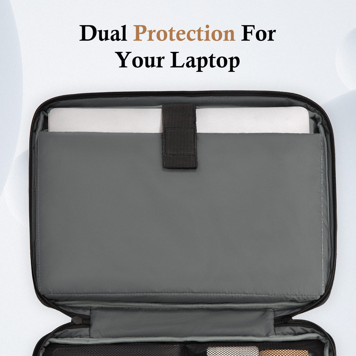 bagasin Water Resistant Laptop Sleeve Case, 15-16 inch