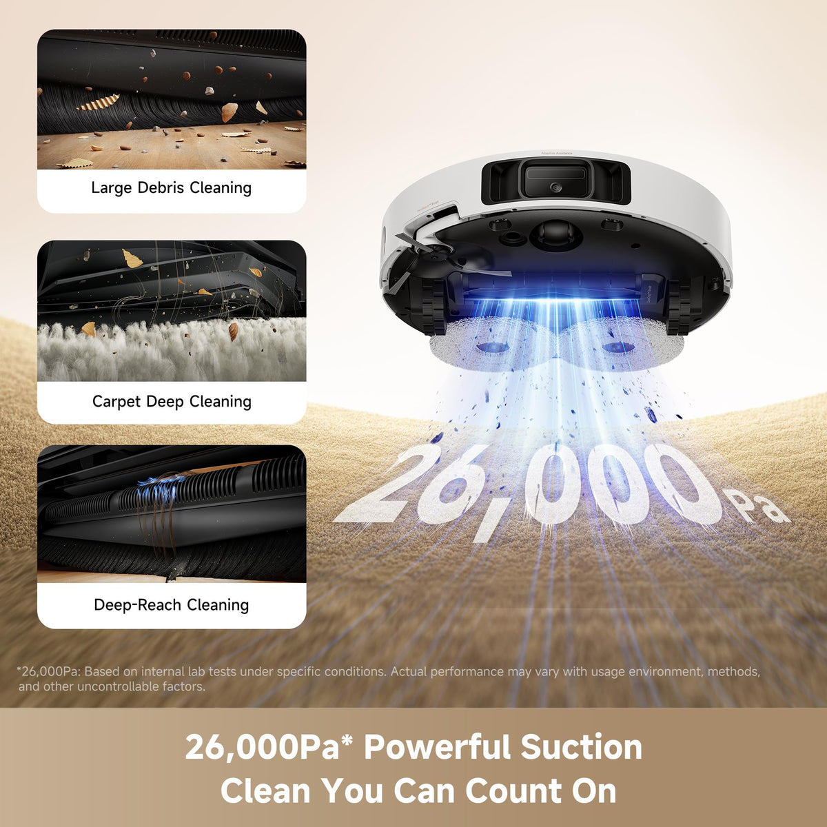 MOVA P10 Pro Ultra Gen 2 Robot Vacuum and Mop, 26000Pa Suction