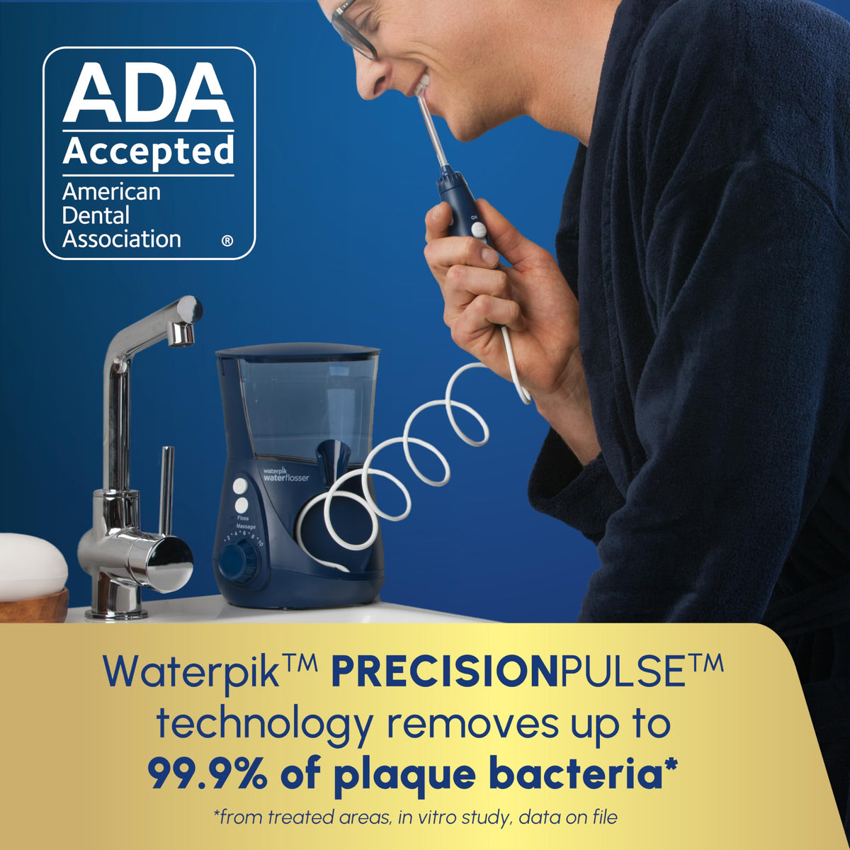 Waterpik Aquarius Water Flosser, Blue, WP-663