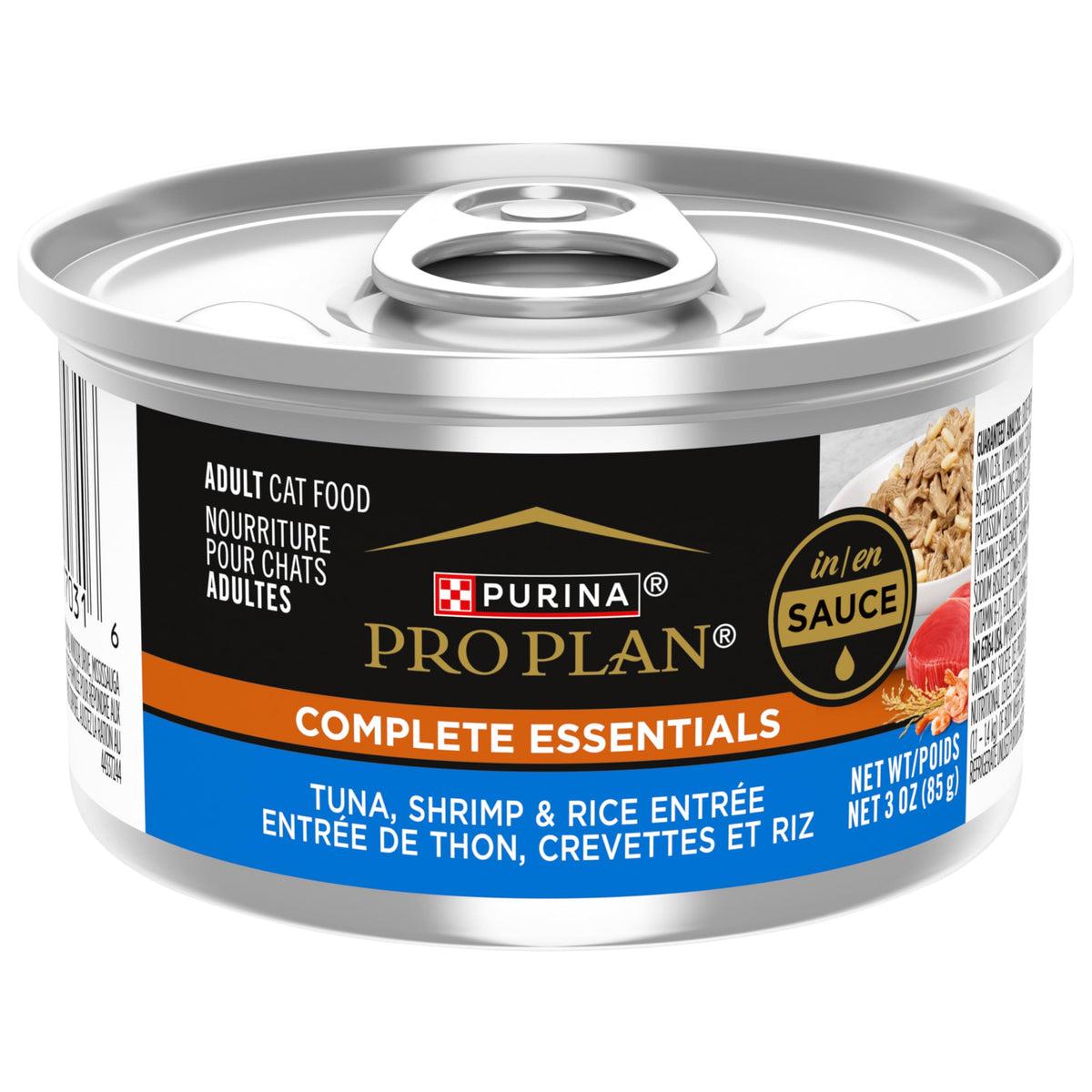 Purina Pro Plan Wet Cat Food Savor, Tuna Shrimp and Rice, 3oz, 24 Pack