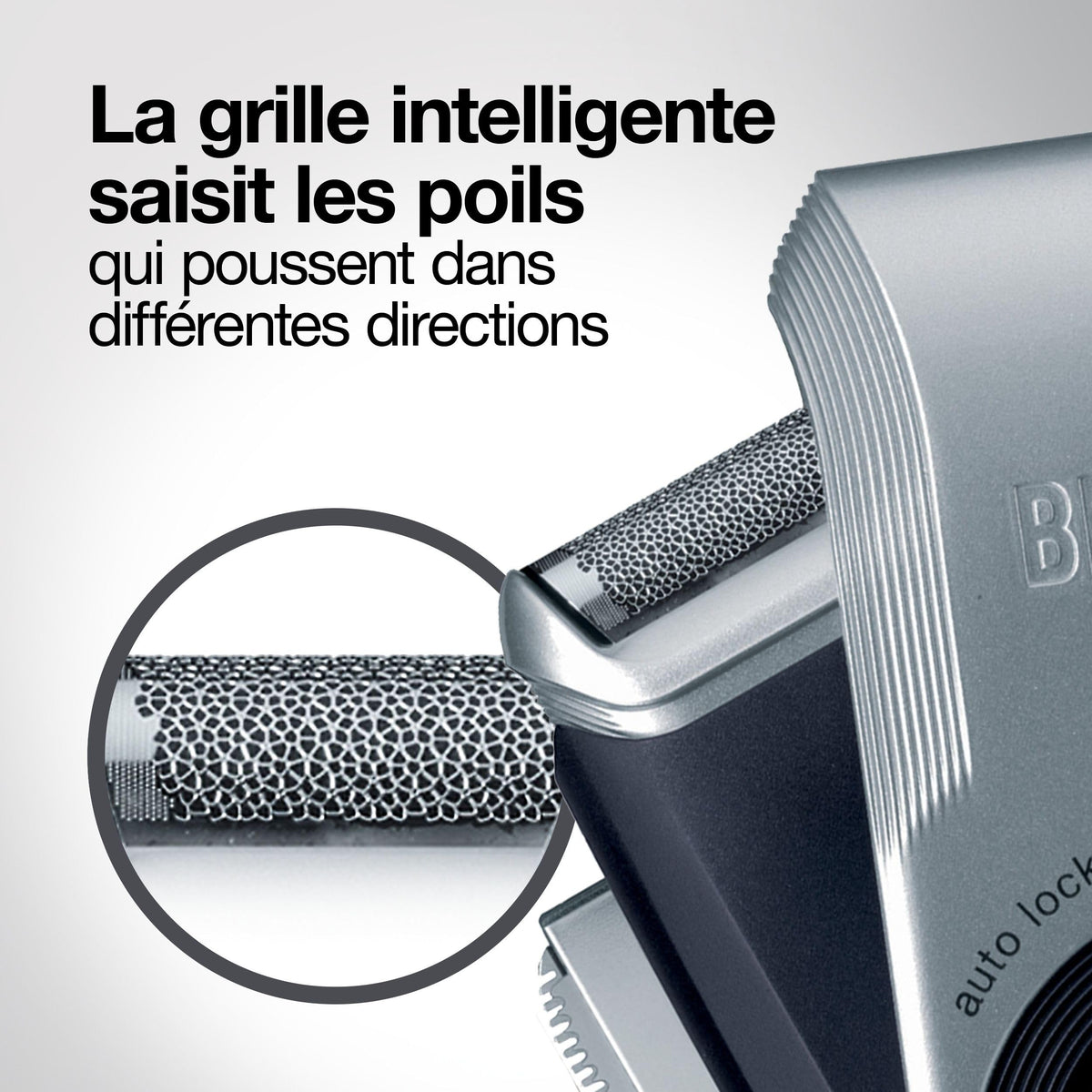 Braun M90 Mobile Shaver, Black/Silver