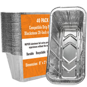 Nupick Grease Cup Liners for Blackstone Griddle, 40 Pack
