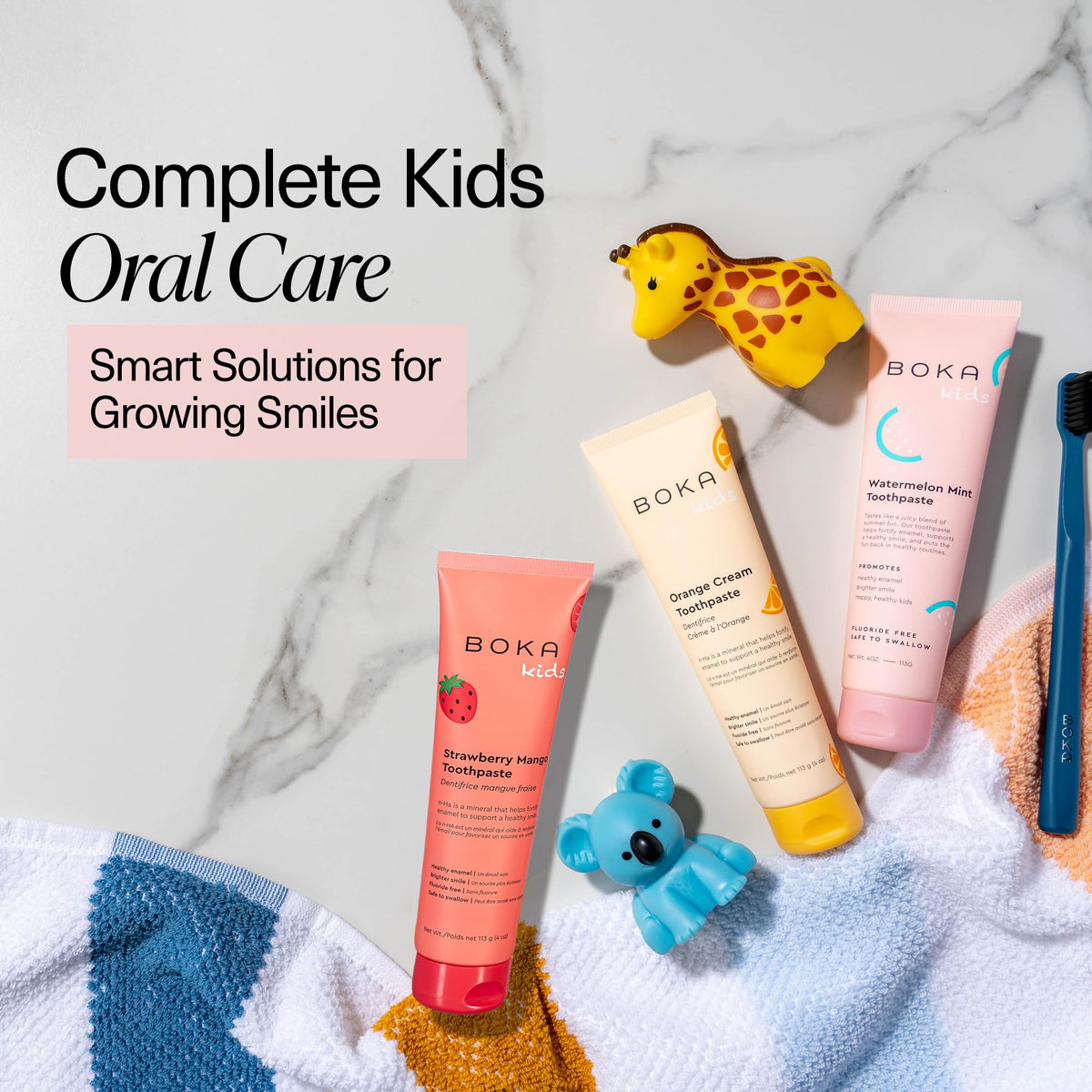 Boka Kids' Training Toothpaste, Watermelon Mint, 113 g