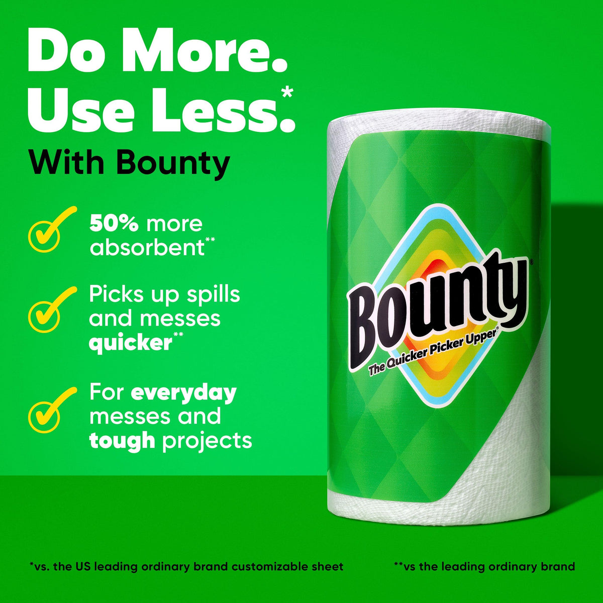 Bounty Select-A-Size Paper Towels, White, 12 Double Rolls