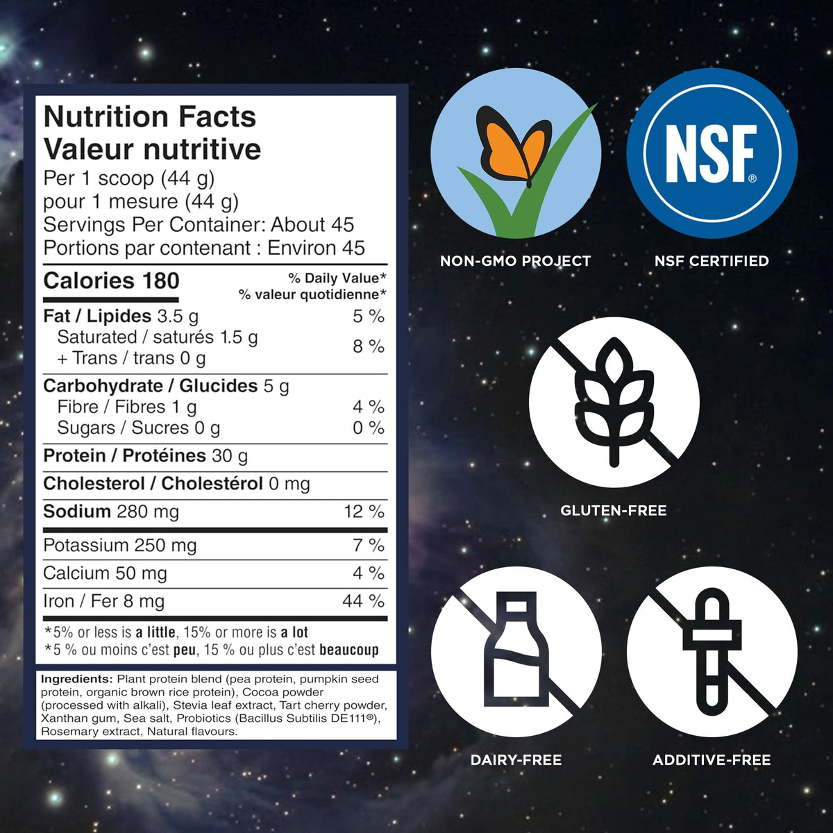 Vega Protein + Recovery Protein Powder, Chocolate, 1.98 kg