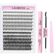 20D+40D DIY Lash Extension Kit with Bond, Seal & Tweezers