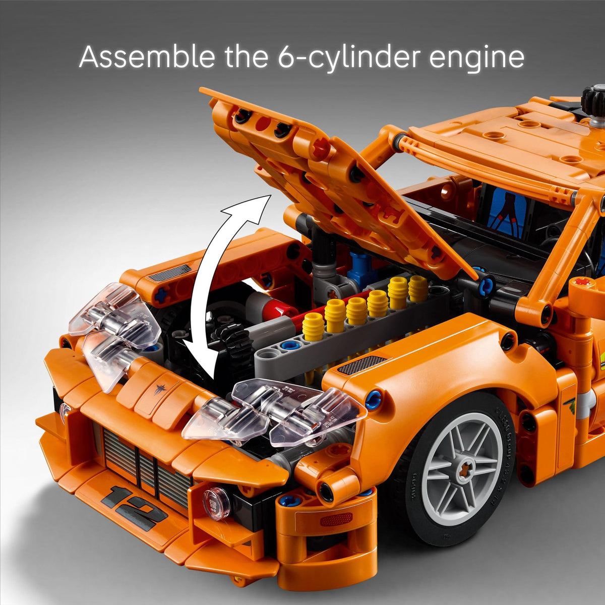LEGO Technic Fast and Furious Toyota Supra MK4, Ages 9+, 42204