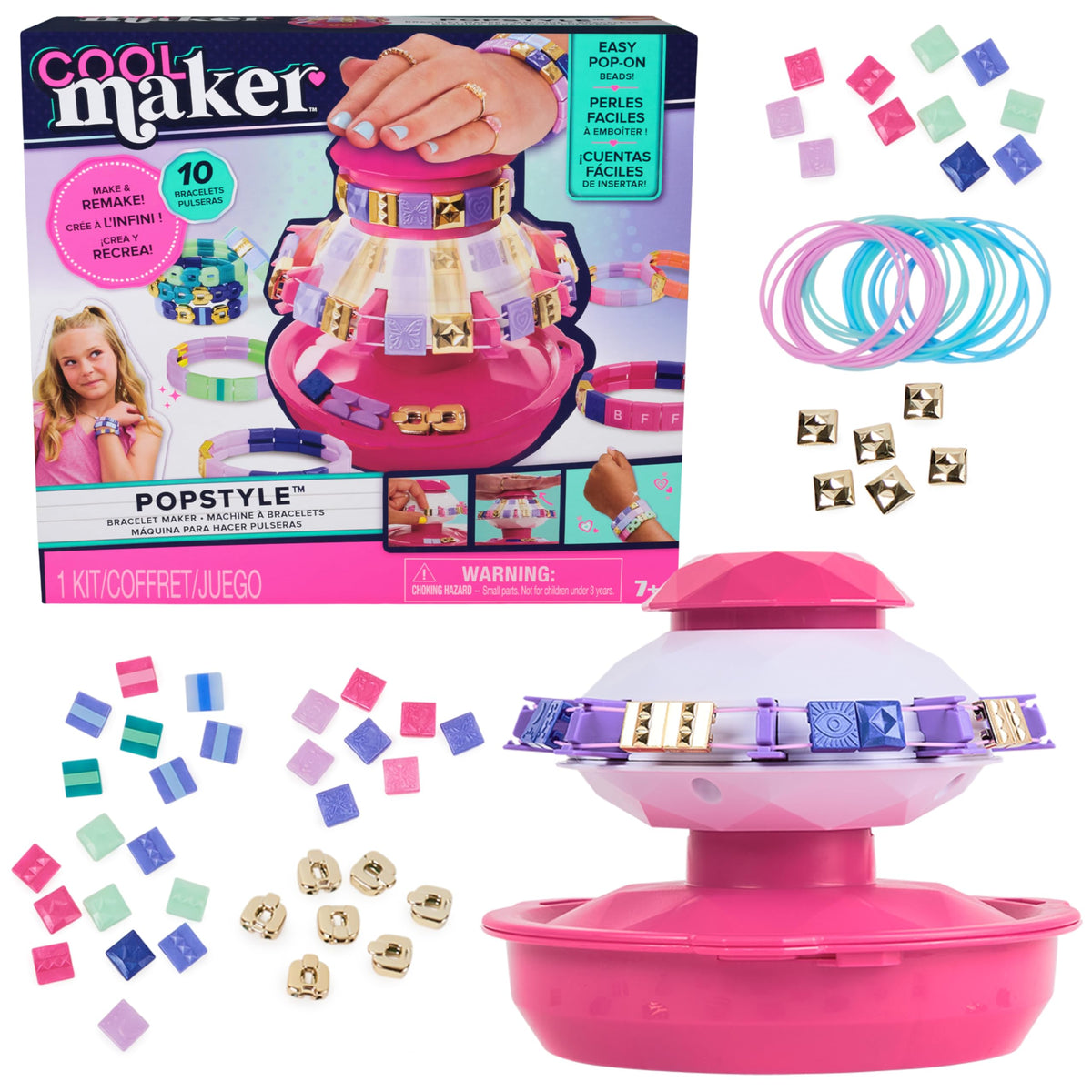 Cool Maker PopStyle Bracelet Making Kit, Ages 7+