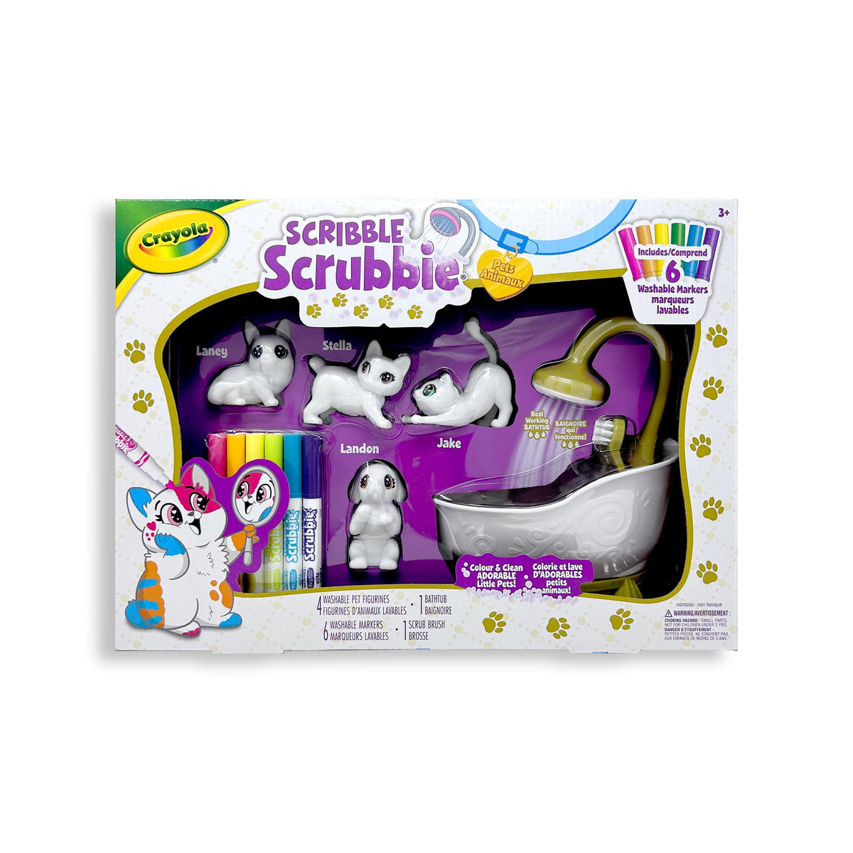 Crayola Scribble Scrubbie Pets Tub Playset