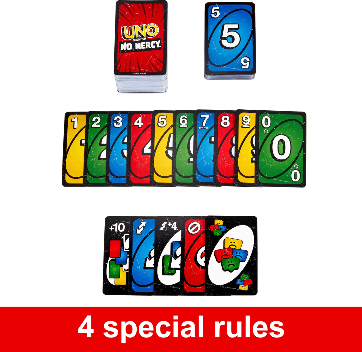 Mattel Games UNO Show 'em No Mercy Card Game in Tin