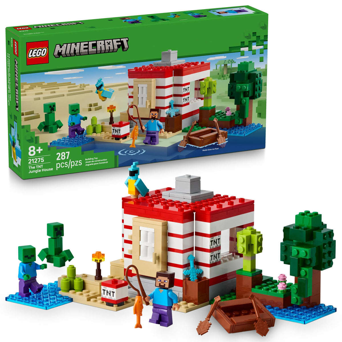 LEGO Minecraft The TNT Jungle House, 21275