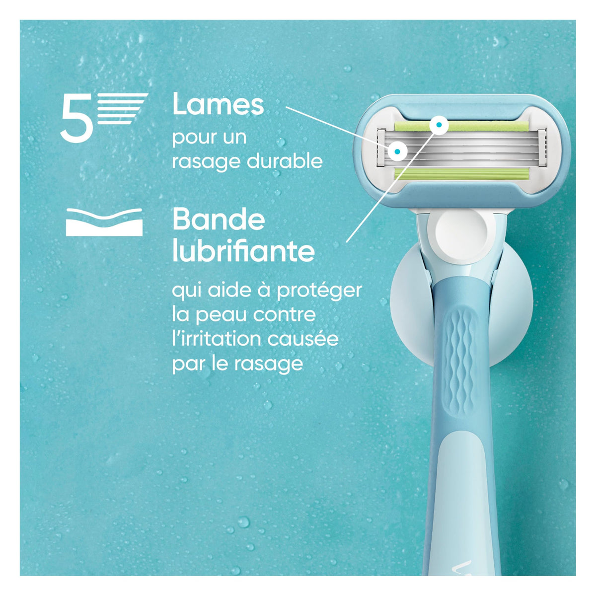 Venus Smooth Women's Razor Blades, 8 Count