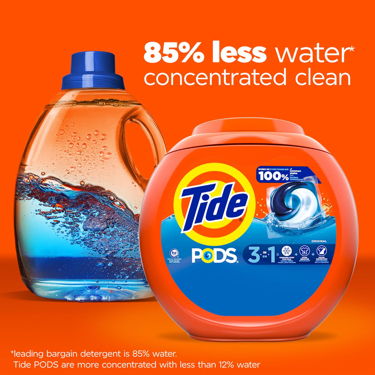 Tide PODS Laundry Detergent Pacs, Original Scent, 112 Count
