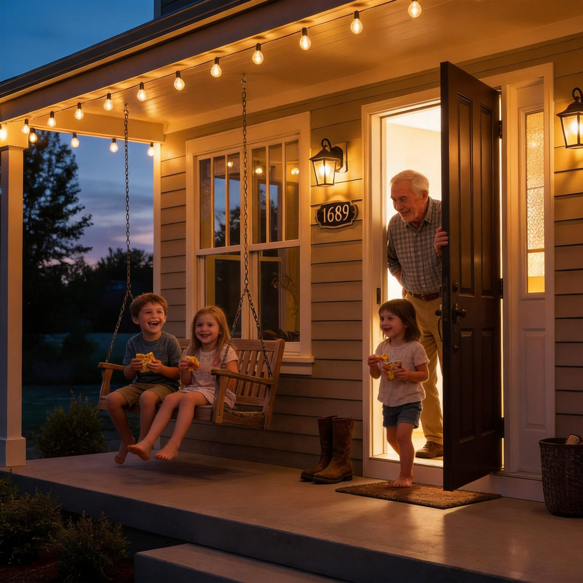 RTTY G40 Shatterproof LED Outdoor String Lights, 25 ft