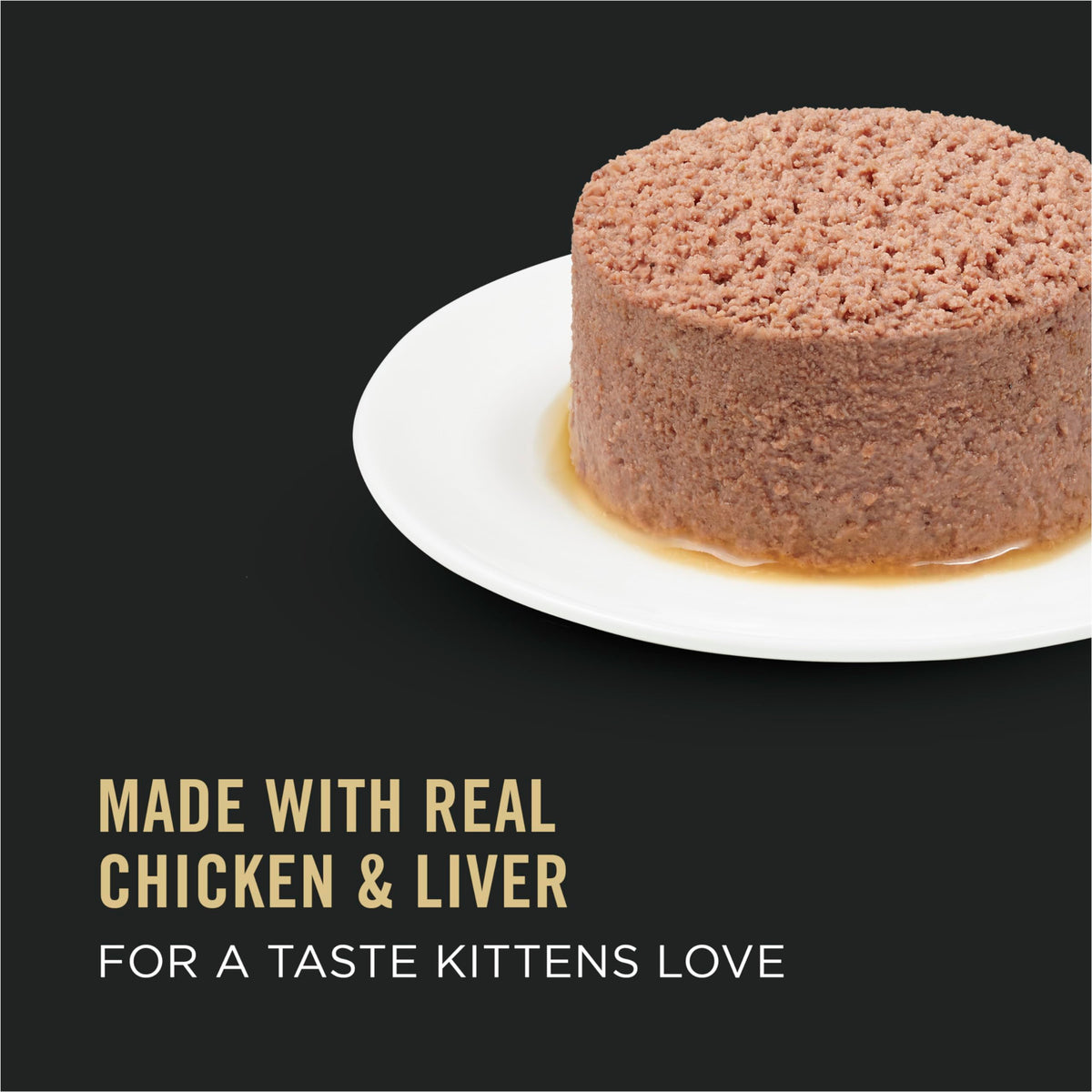 Purina Pro Plan Focus Kitten Wet Cat Food, Chicken & Liver, 24 x 3 oz