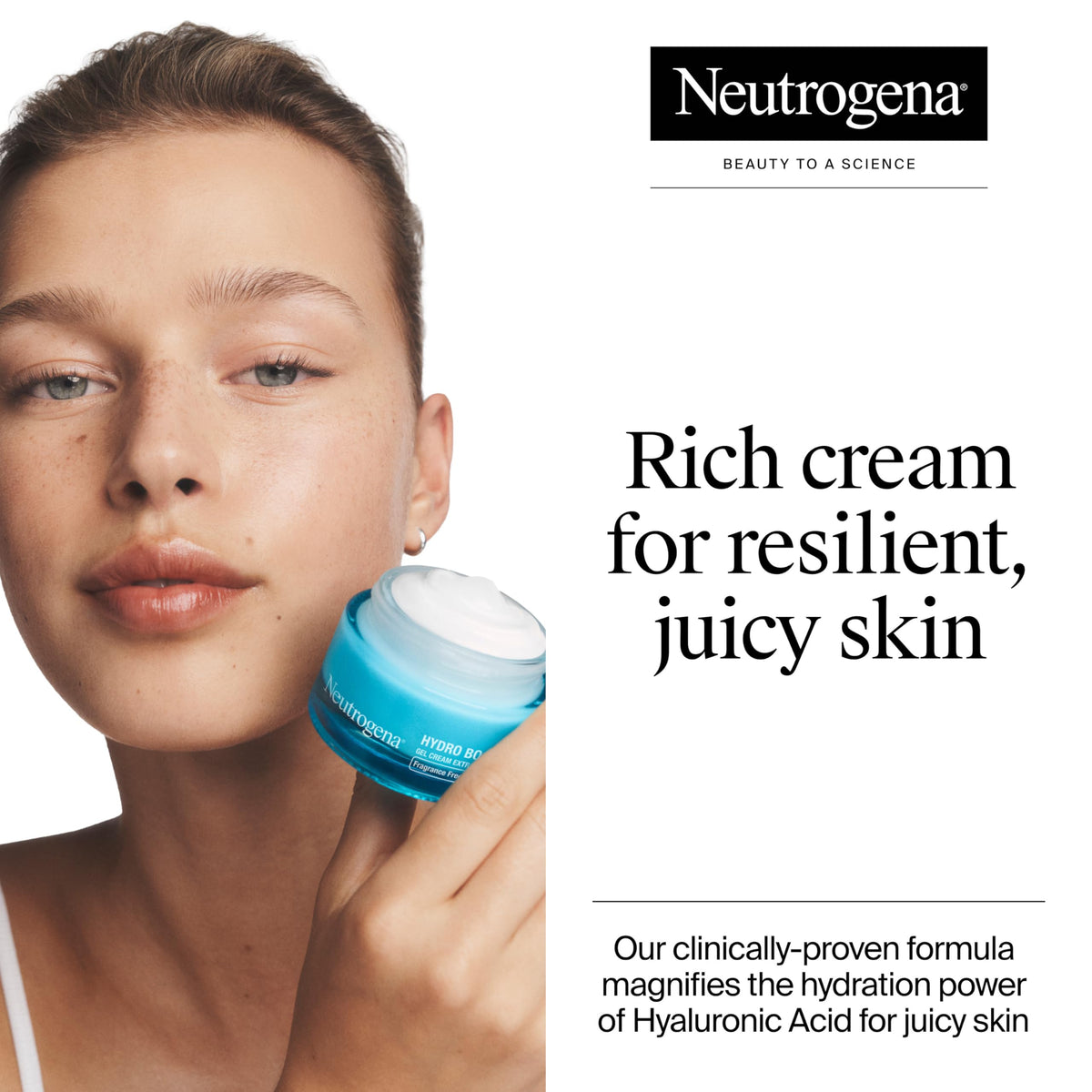 Neutrogena Hydro Boost Fragrance-Free Gel Cream, Extra Dry Skin, 50 ml
