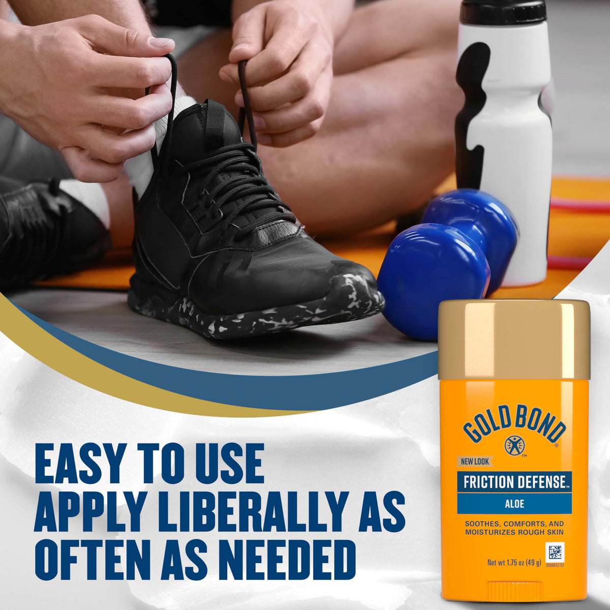 Gold Bond Friction Defense Stick, Unscented, 1.75 oz