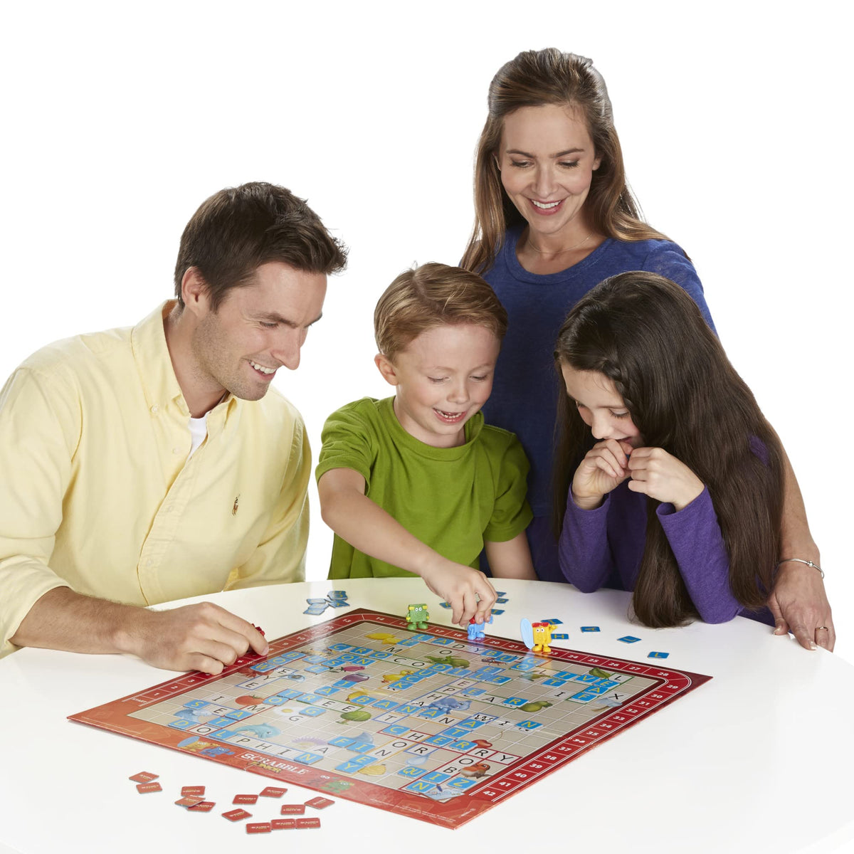 Hasbro Gaming Scrabble Junior Board Game, 2-4 Players, Ages 5+