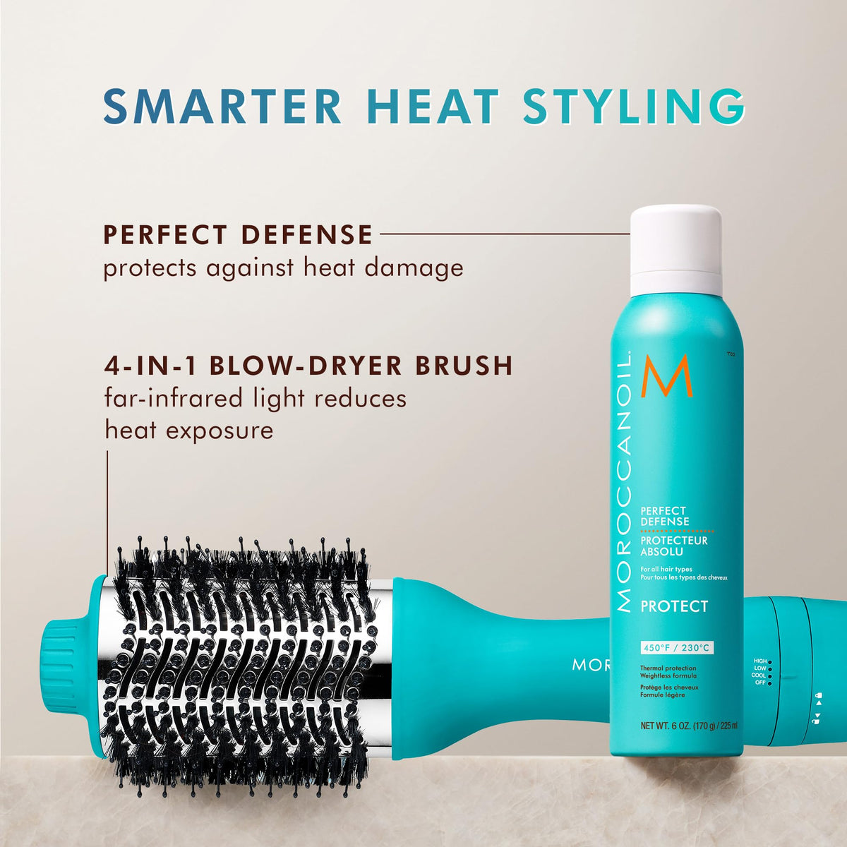 Moroccanoil Perfect Defense Heat Protectant Spray, Travel Size