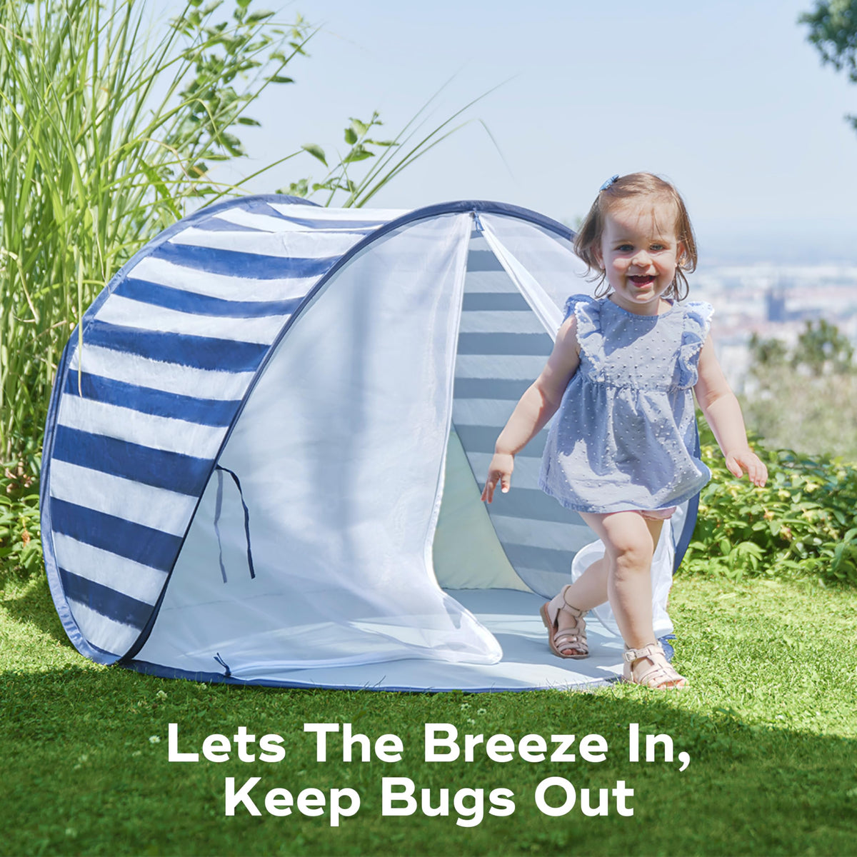 Babymoov Anti-UV Baby Beach Tent, UPF 50+, Marine
