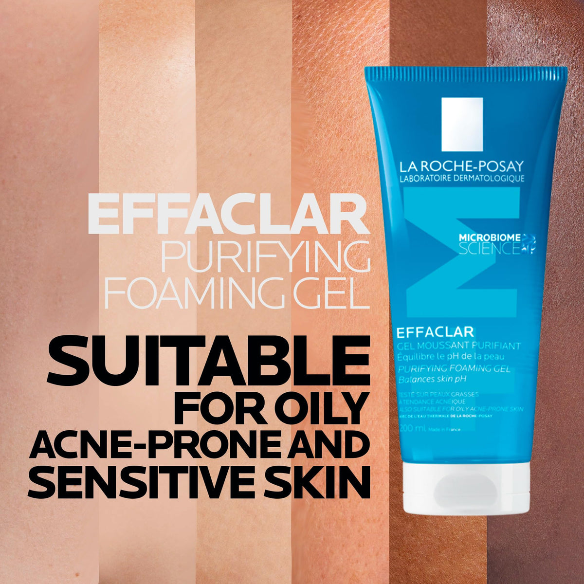 La Roche-Posay Effaclar Purifying Foaming Gel Cleanser, 200 ml