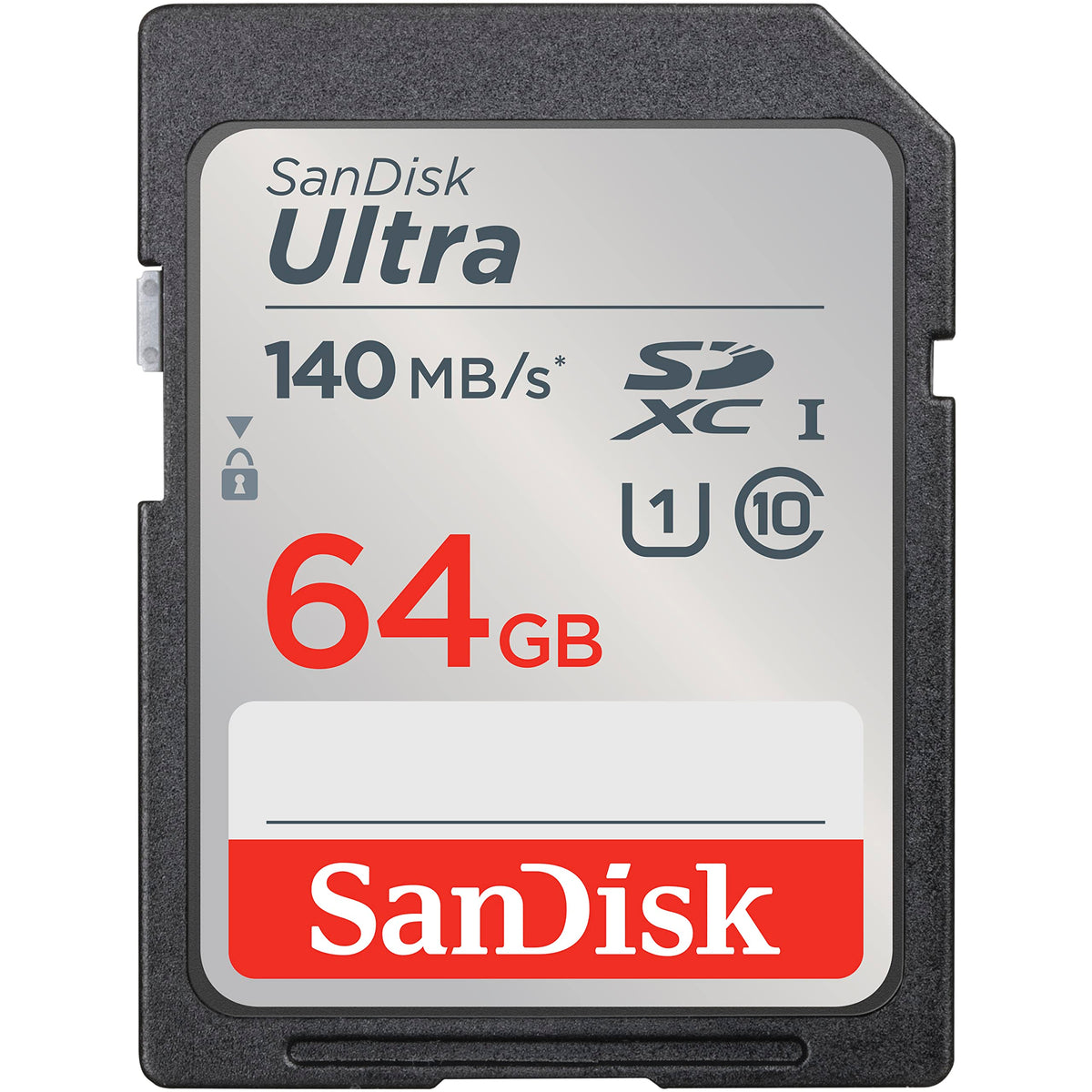 SanDisk 64GB Ultra SDXC UHS-I Card, 140MB/s, SDSDUNB-064G-GN6IN