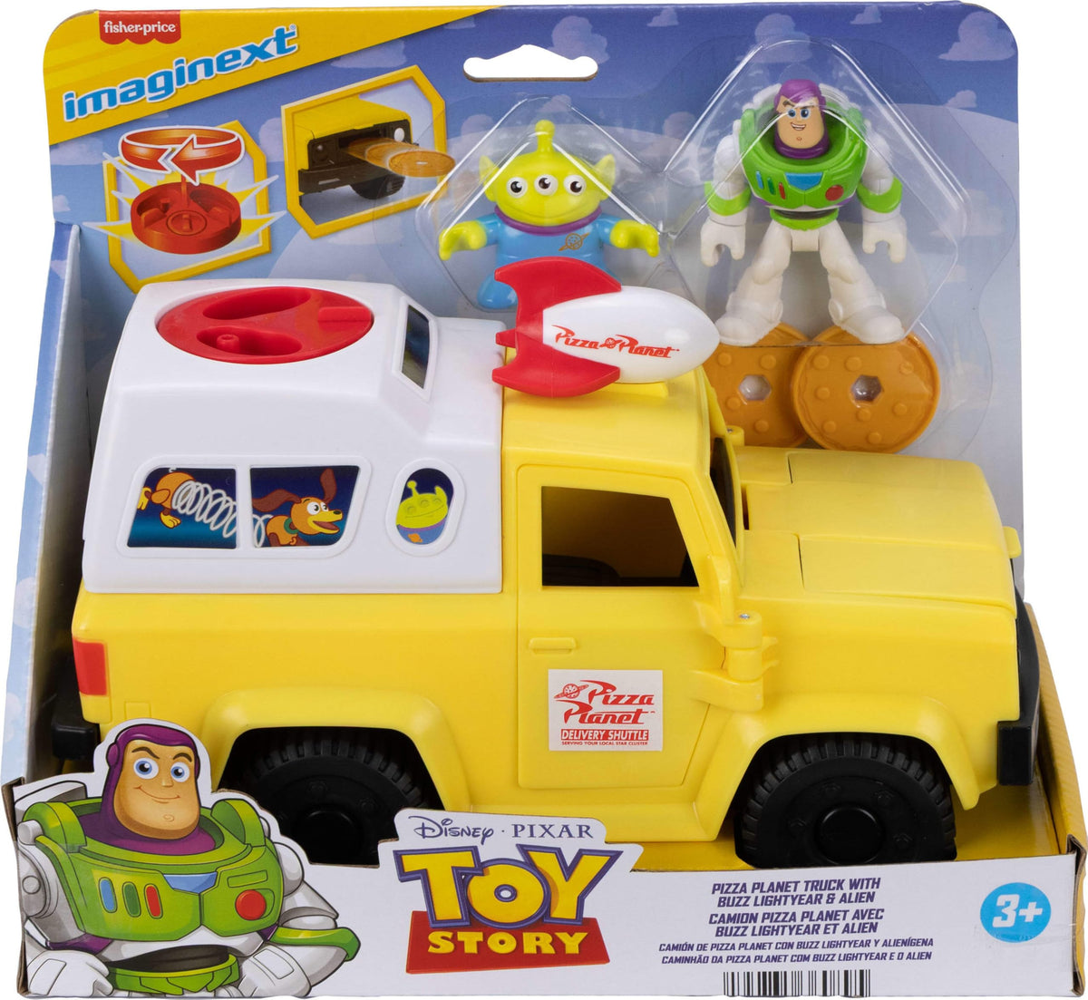 Fisher-Price Imaginext Toy Story Pizza Planet Truck with Buzz Figure