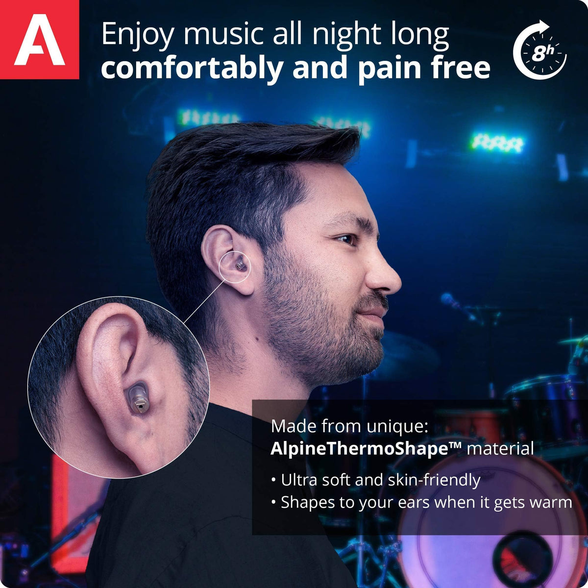 Alpine MusicSafe High Fidelity Music Ear Plugs, 2 Filter Sets