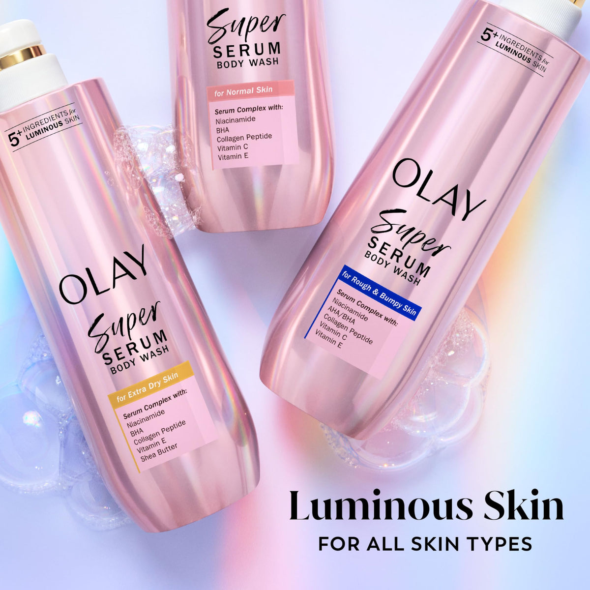 Olay Super Serum Body Wash for Bumps & Uneven Texture, 591 ml
