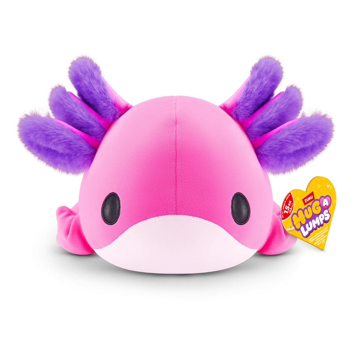 Hug-A-Lumps Series 2 Plush, Axolotl Ally, Medium