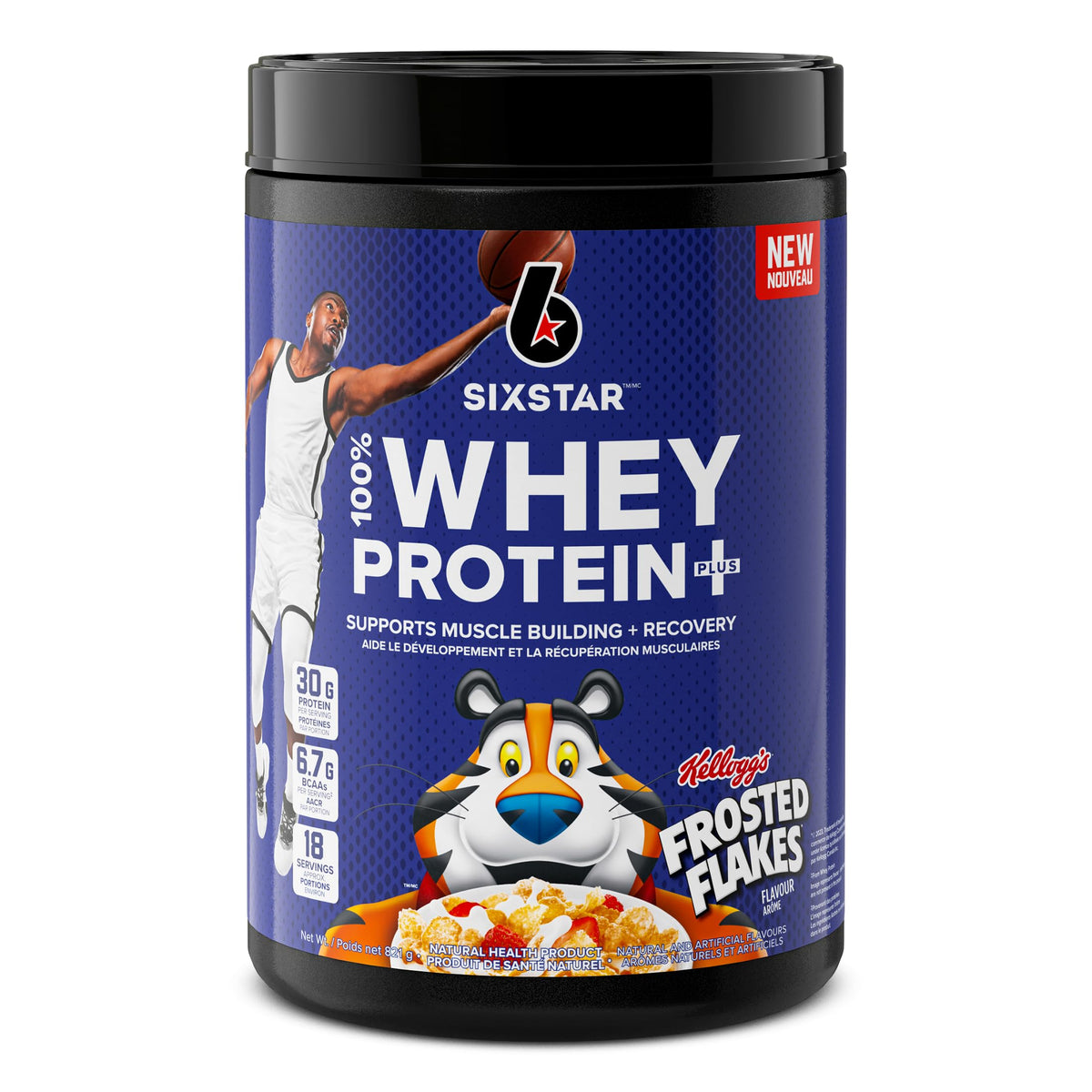 Six Star Whey Protein Powder Plus, Frosted Flakes, 18 Servings