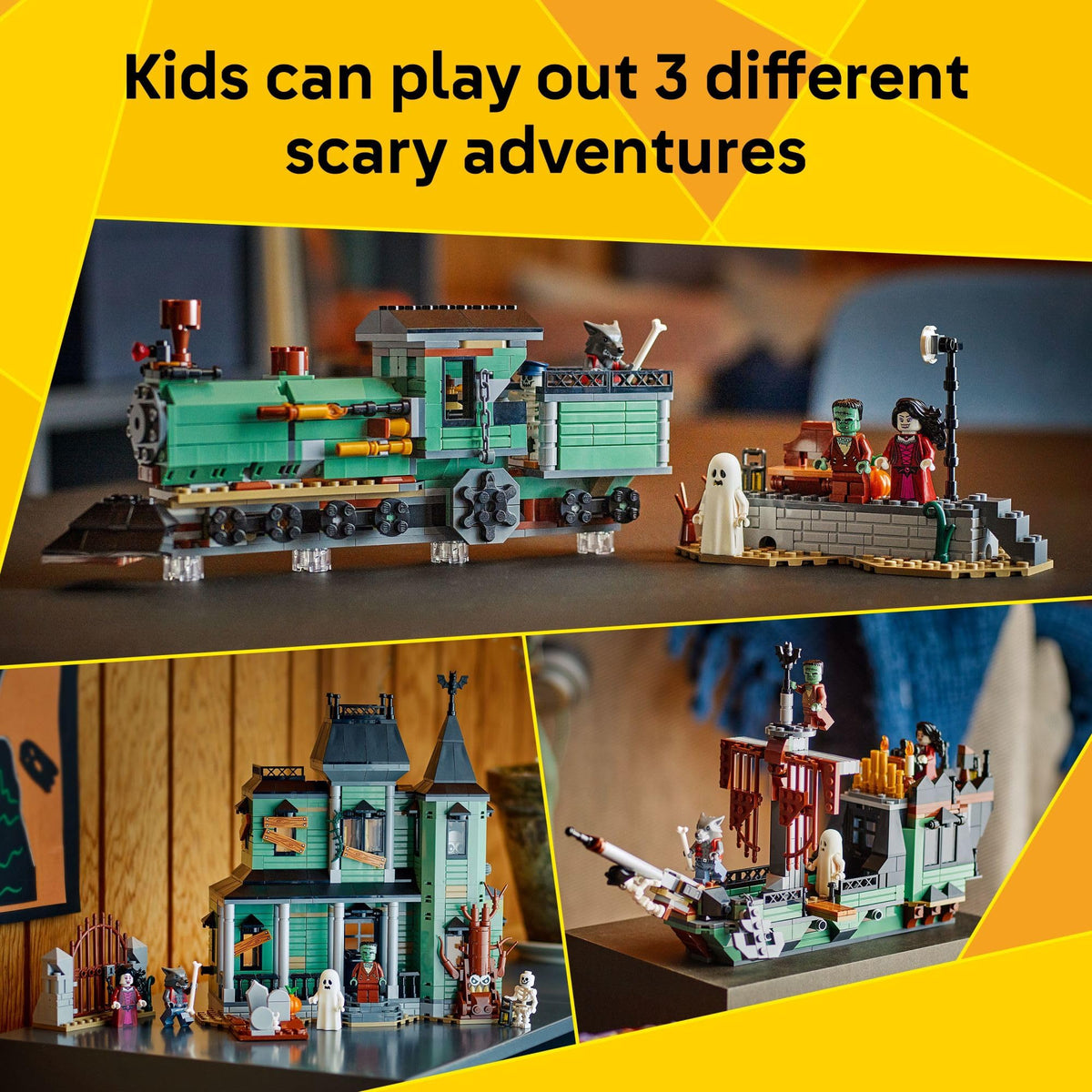 LEGO Creator 3 in 1 Haunted Mansion Building Toy, Ages 9+, 31167
