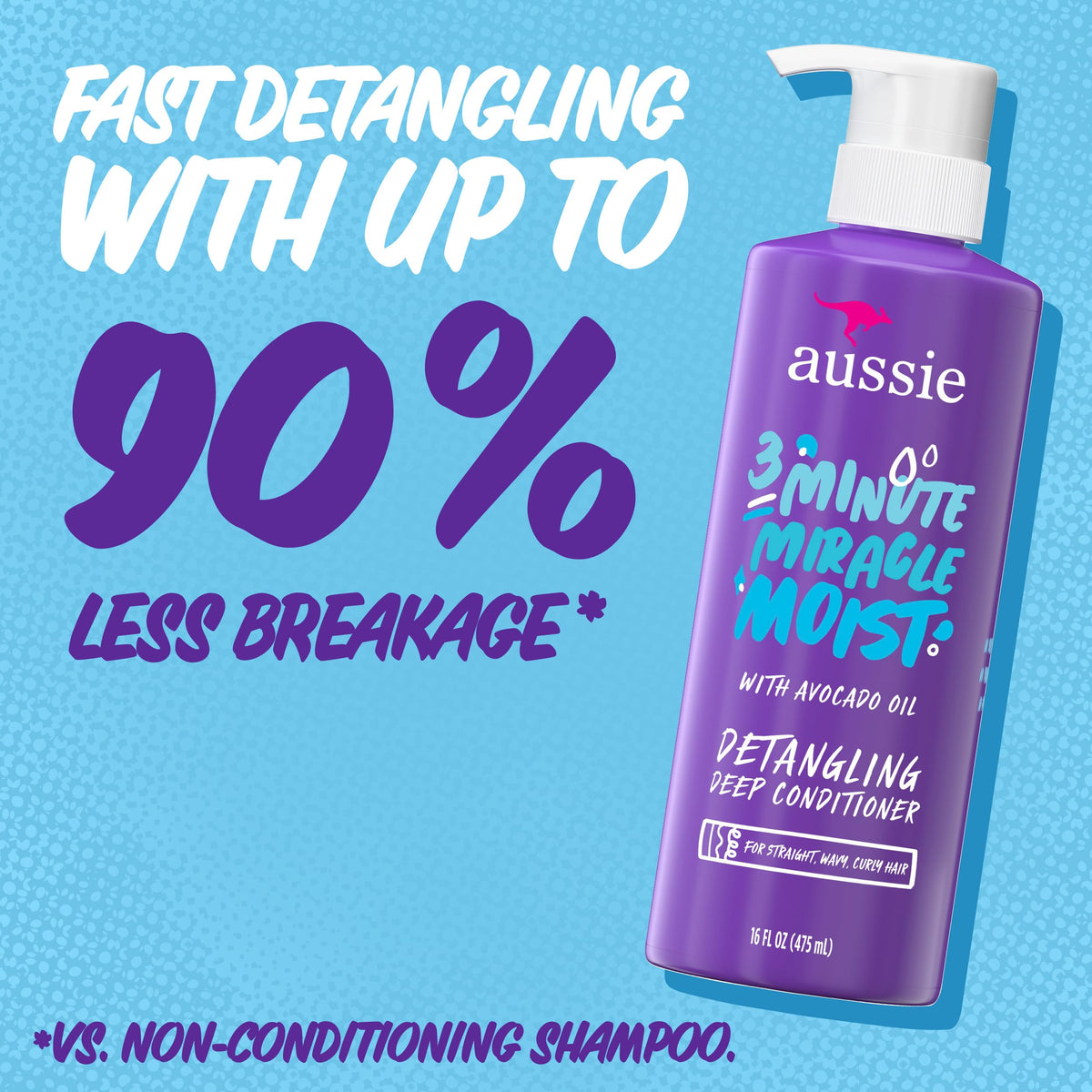 Aussie Miracle Moist Shampoo, Conditioner and Deep Treatment Set