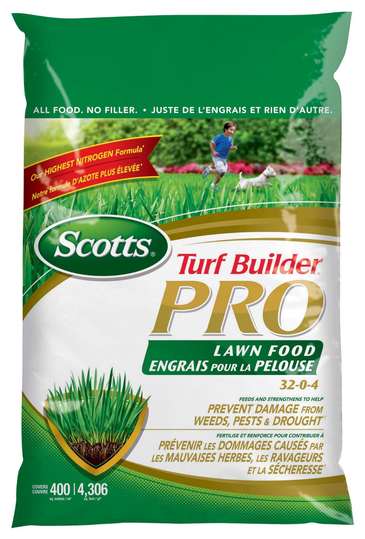 Scotts Turf Builder Pro Lawn Food 32-0-4, 5.2 kg