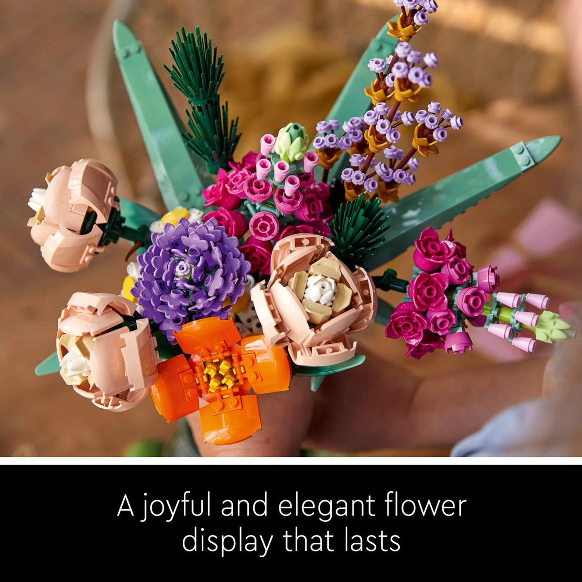 LEGO Icons Flower Bouquet Building Set, 10280