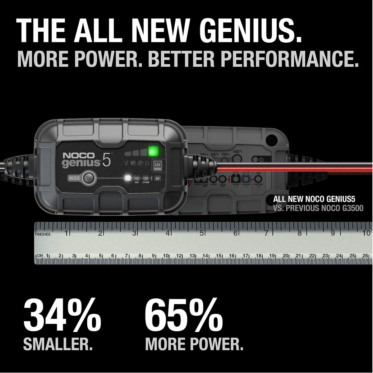 NOCO GENIUS5 5A 6V/12V Smart Battery Charger & Maintainer