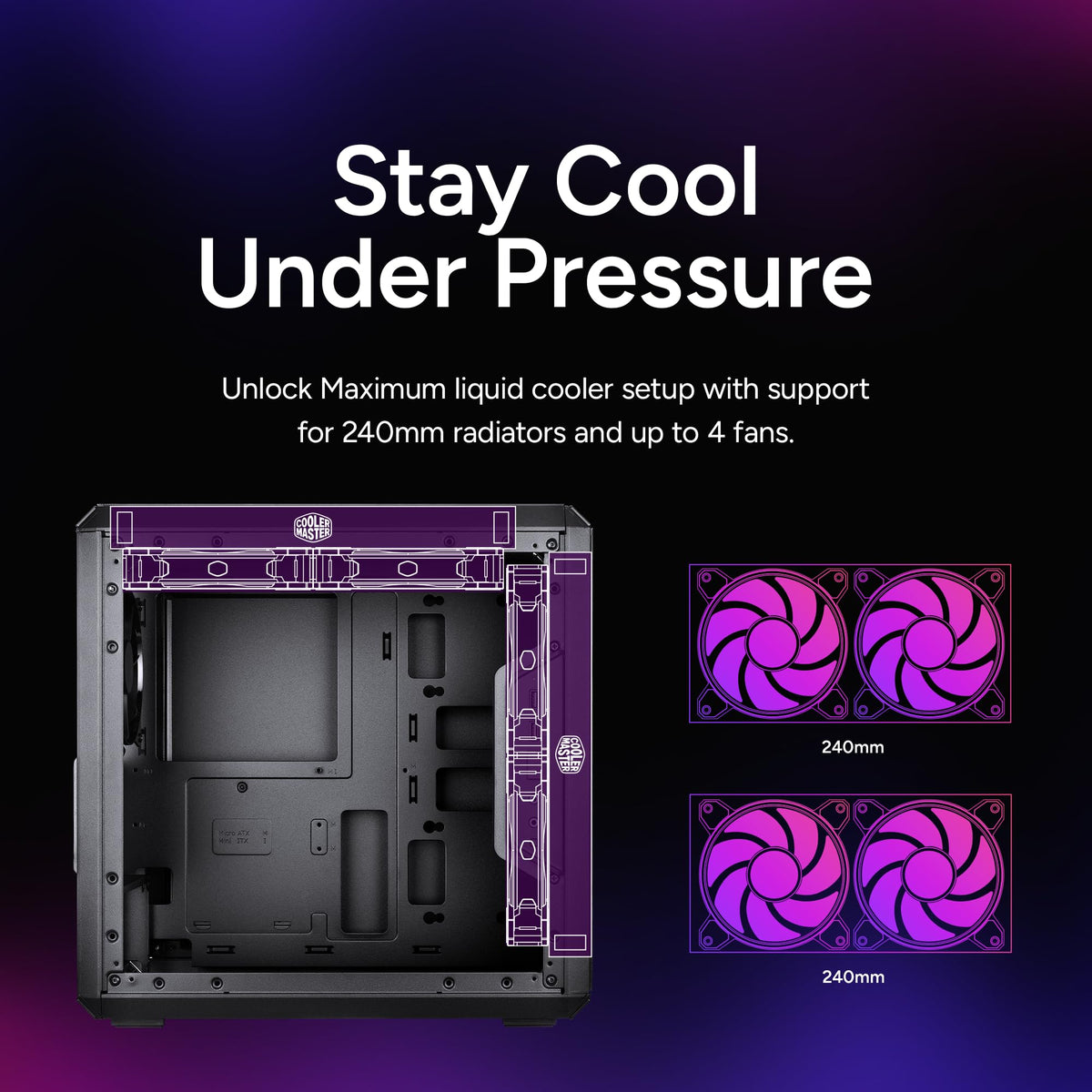 Cooler Master MasterBox Q300L Micro-ATX Tower, MCB-Q300L-KANN-S00