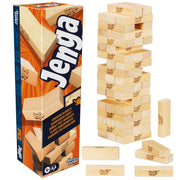 Hasbro Jenga Classic Wood Block Game with Digital Die
