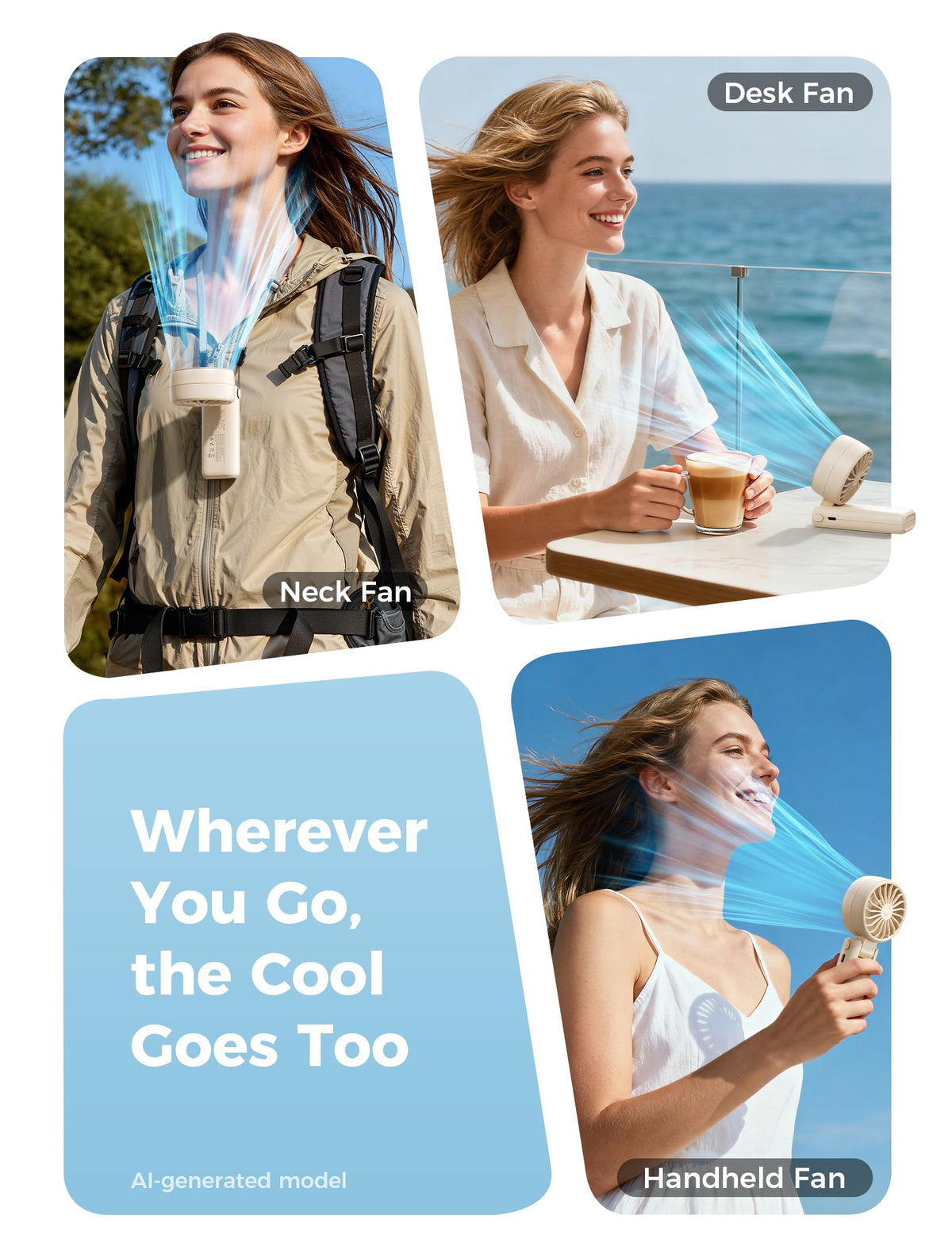 Aecooly Mighty Portable Hand Fan
