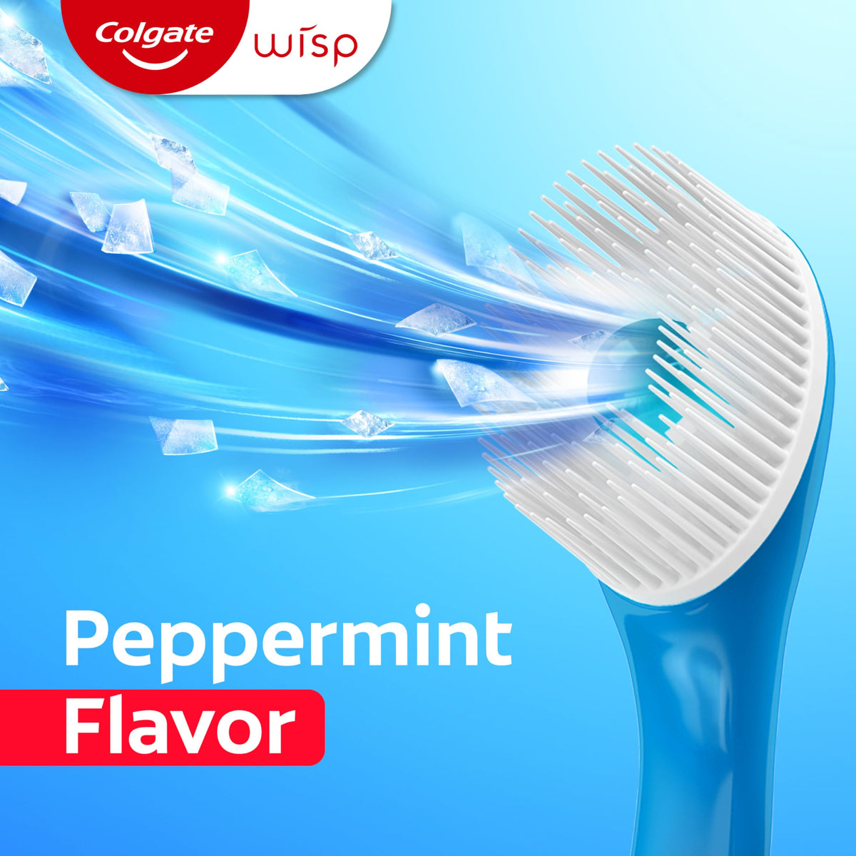 Colgate MaxFresh Wisp Disposable Toothbrushes, Peppermint, 24 Count