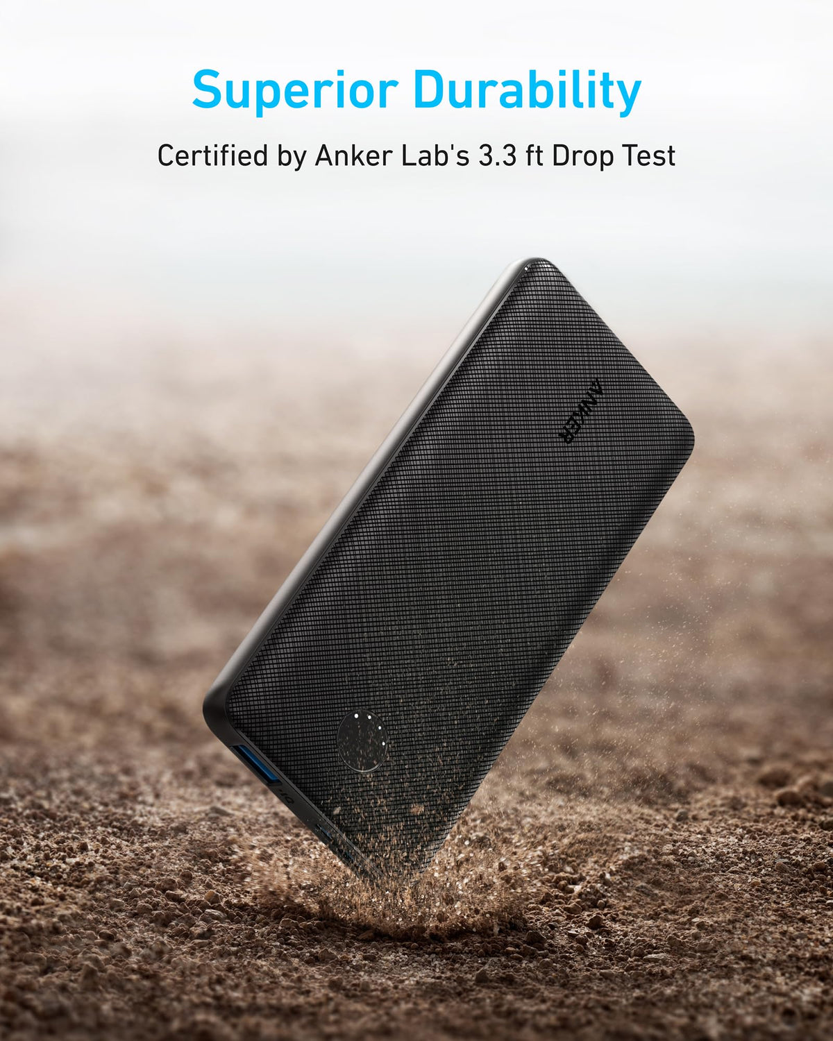 Anker PowerCore 10K Power Bank, 10,000mAh, Black