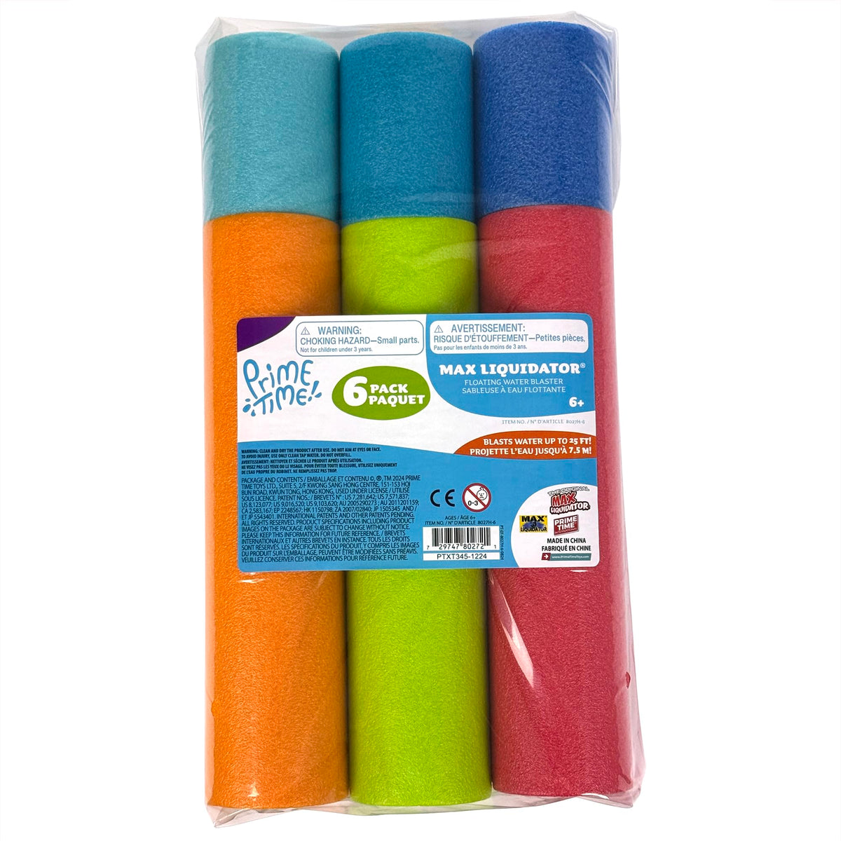 Max Liquidator Water Blaster Set, 6 Pack