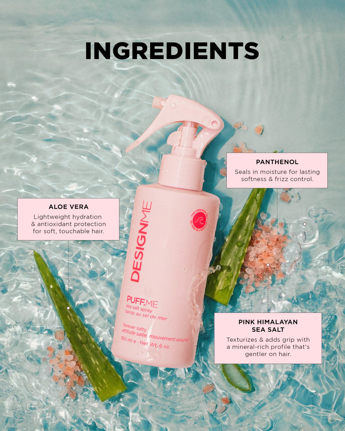 DesignMe PUFF.ME Sea Salt Texture Spray