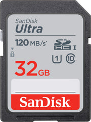 SanDisk Ultra SDHC UHS-I Memory Card, SDSDUN4-032G-GN6IN, 32GB